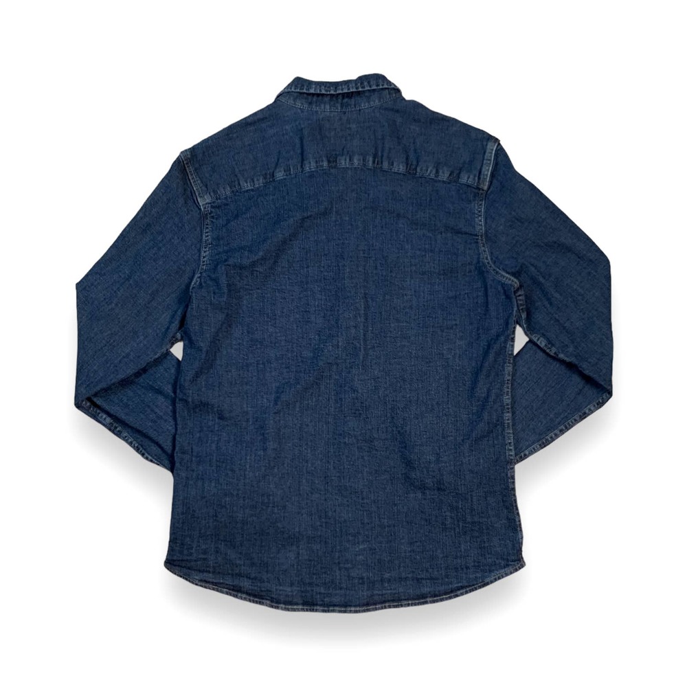 Vintage Y2k Wrangler Mens Snap Button Denim Butto… - image 2